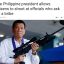 رئیس‌جمهور فیلیپین : به مسئولان فاسد شلیک کنید