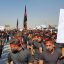 برای اولین بار صدها جوان شیعی وسنی  موصل راهپیمایی حسینی راه انداختند