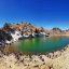 دریاچه زیباى قله سبلان در است